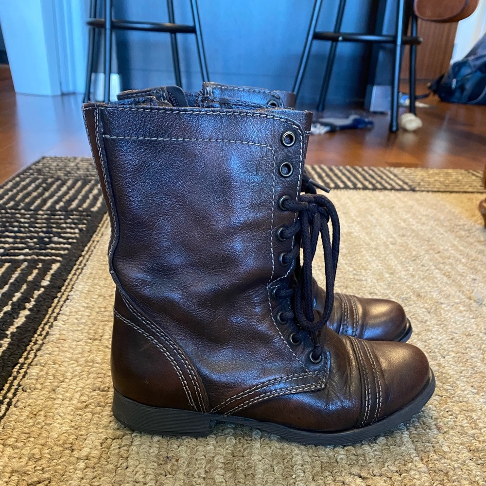 Steve Madden combat boots